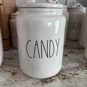 Rae Dunn Cream Candy Canister
